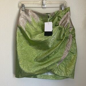 Brigitte Herskind | Green Glitter Zoe Skirt | size 38